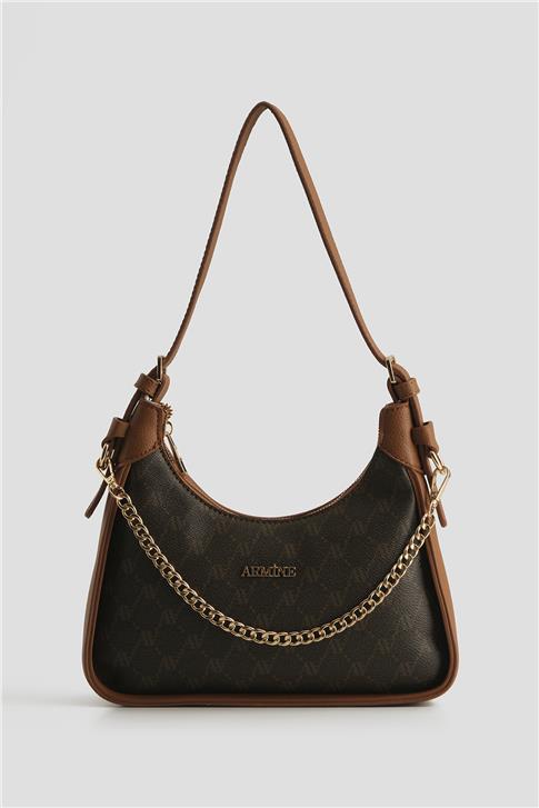 Armine Çanta Noktalı 25YD7386 Kahverengi