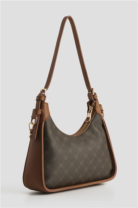 Armine Çanta Noktalı 25YD7386 Kahverengi