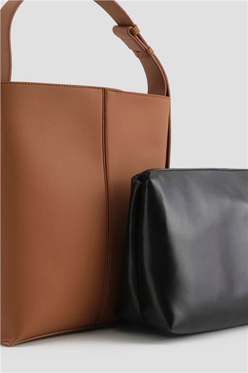 Armine Pia Deri Çanta 25YD7391 Taba