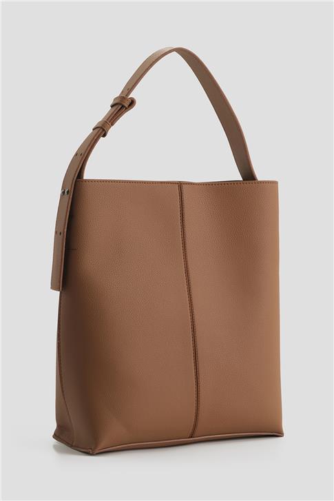 Armine Pia Deri Çanta 25YD7391 Taba