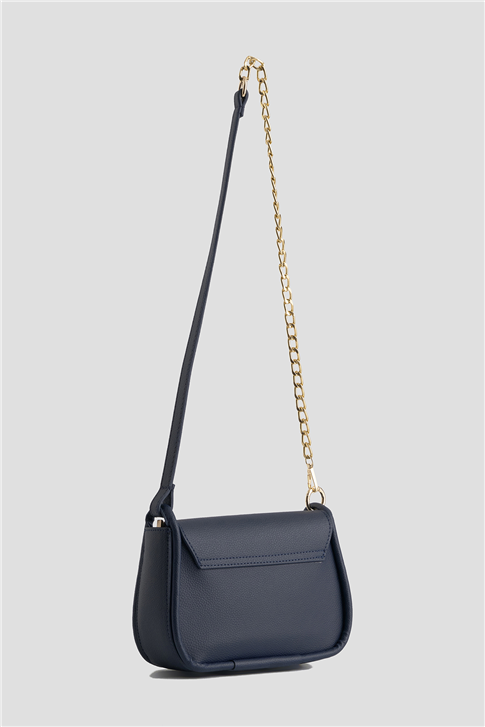 Armine Pia Deri Çanta 25YD7397 Lacivert