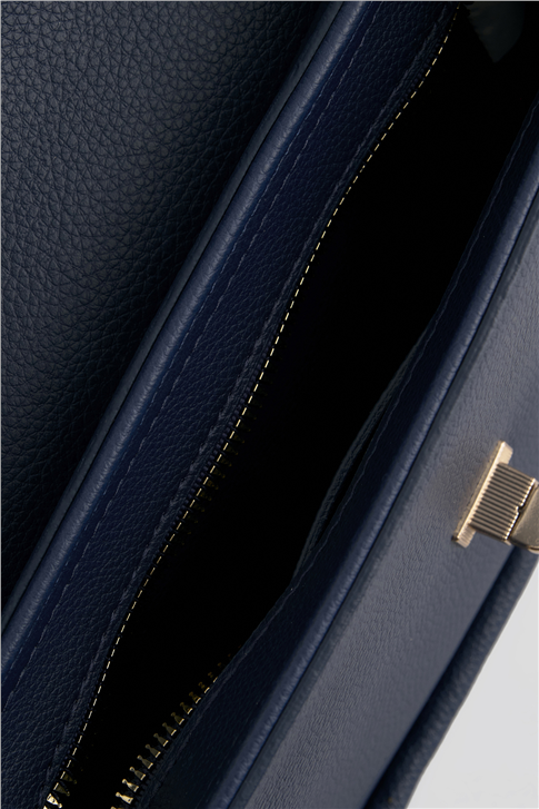 Armine Pia Deri Çanta 25YD7397 Lacivert