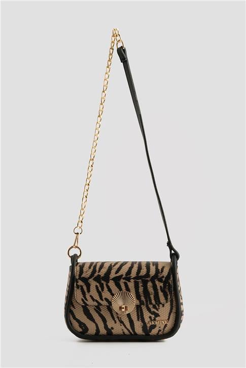 Armine Pia Deri Çanta 25YD7397 Leopar
