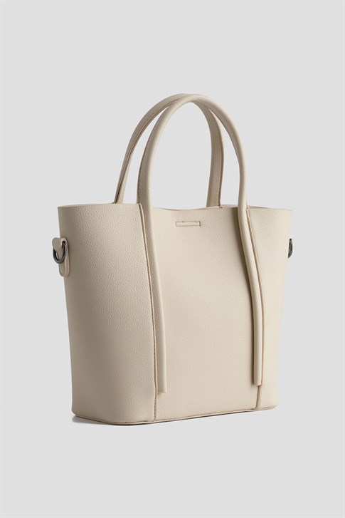 Armine Pia Deri Çanta 25YD7398 Krem