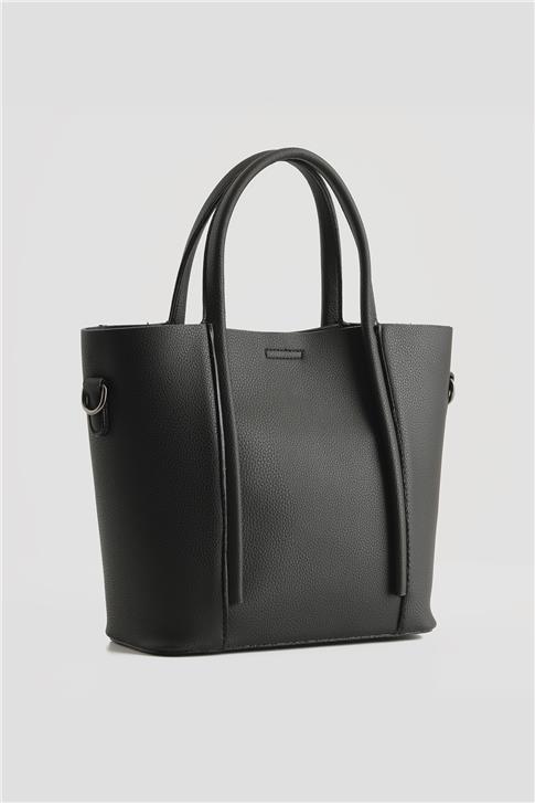 Armine Pia Deri Çanta 25YD7398 Siyah