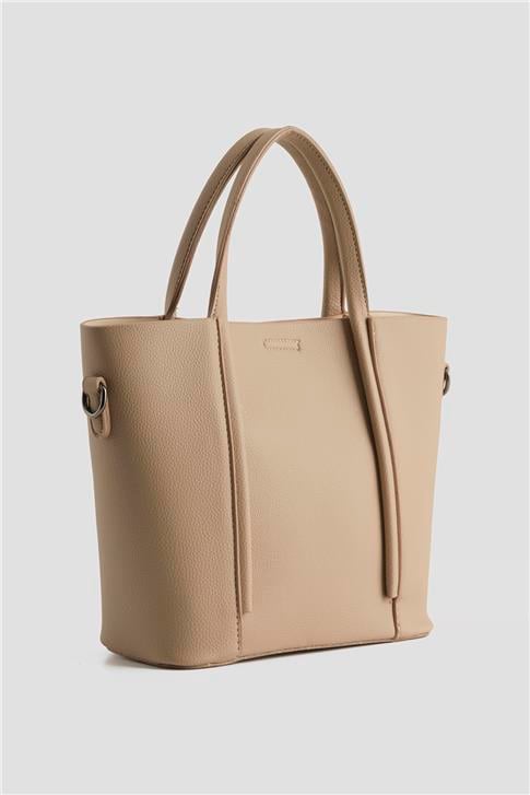 Armine Pia Deri Çanta 25YD7398 Vizon