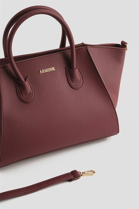 Armine Pia Deri Çanta 25YD7399 Bordo