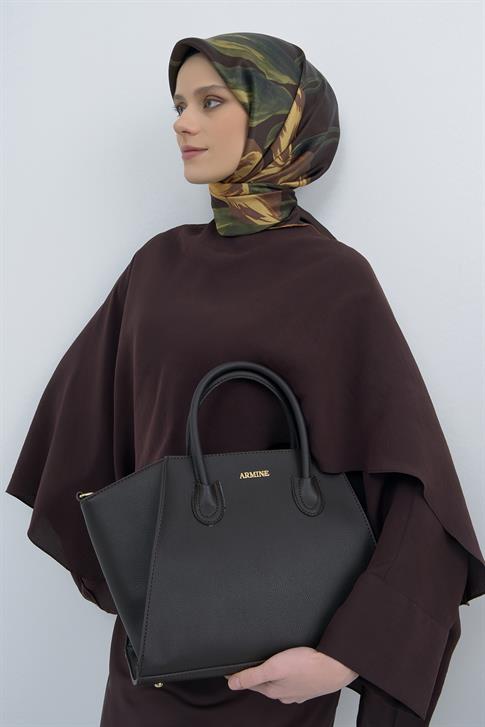 Armine Pia Deri Çanta 25YD7399 Kahverengi