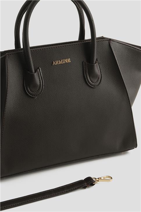 Armine Pia Deri Çanta 25YD7399 Kahverengi