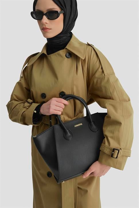 Armine Pia Deri Çanta 25YD7399 Siyah