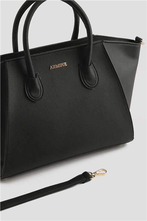 Armine Pia Deri Çanta 25YD7399 Siyah