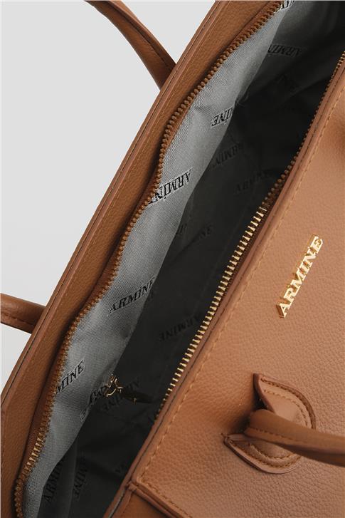 Armine Pia Deri Çanta 25YD7399 Taba