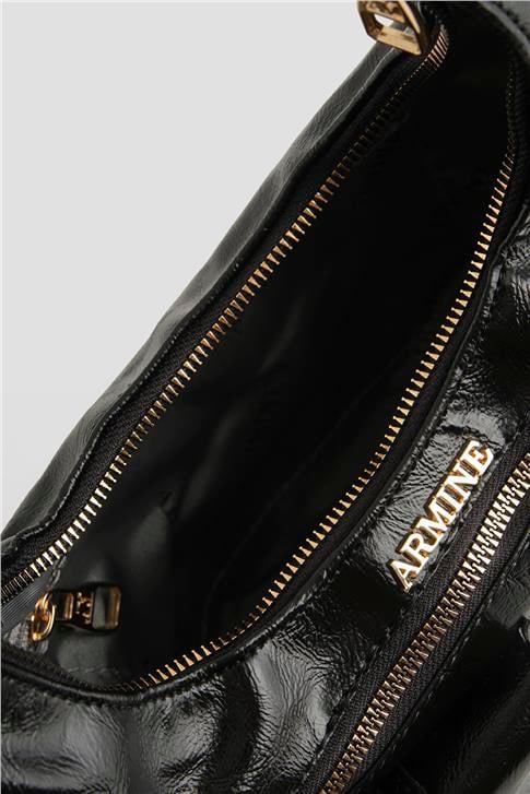 Armine Çanta Rugan 25YD7401 Siyah