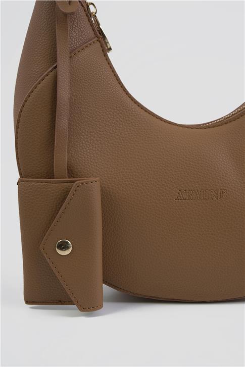 Armine Pia Deri Çanta 25YD7402 Taba
