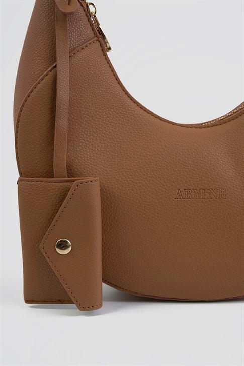 Armine Pia Deri Çanta 25YD7402 Taba 