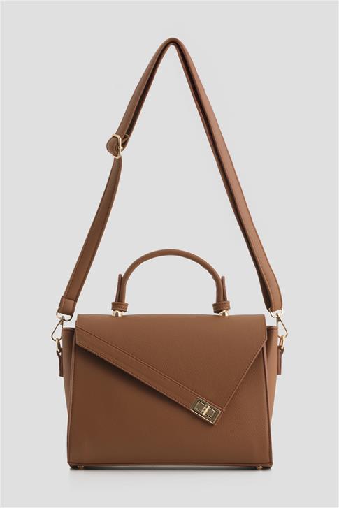 Armine Pia Deri Çanta 25YD7405 Taba