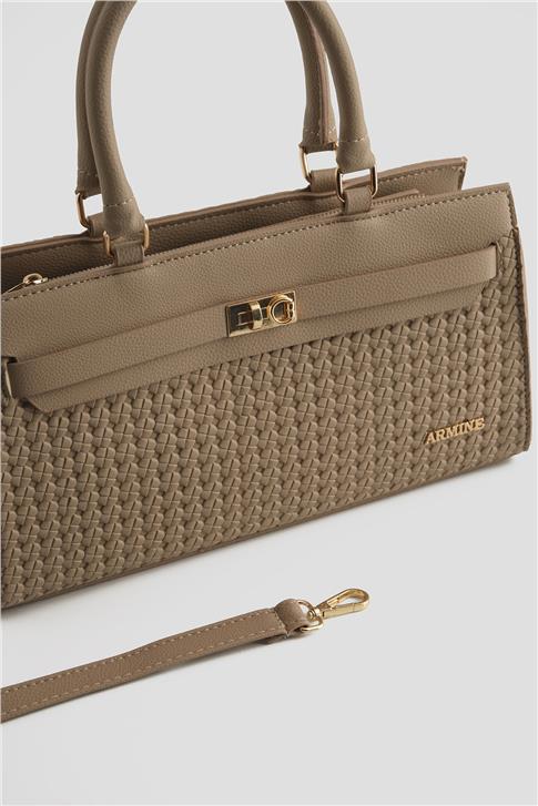 Armine Çanta Örgü 25YD7407 Vizon