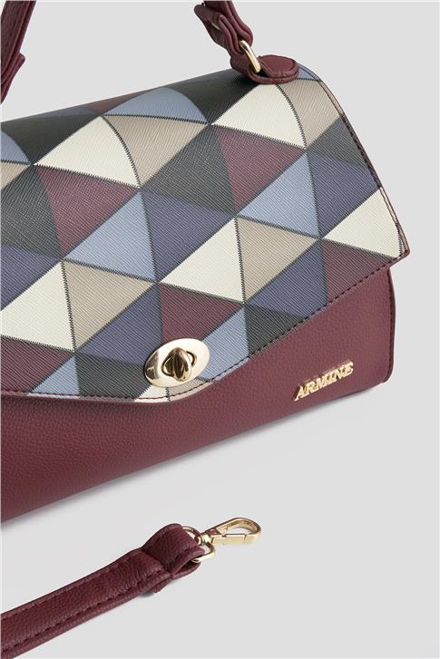Armine Çanta Ekose 25YD7409 Bordo