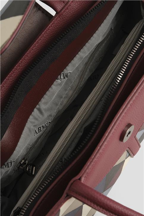 Armine Çanta Ekose 25YD7411 Bordo