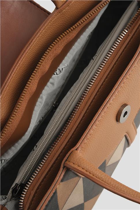 Armine Çanta Ekose 25YD7411 Taba