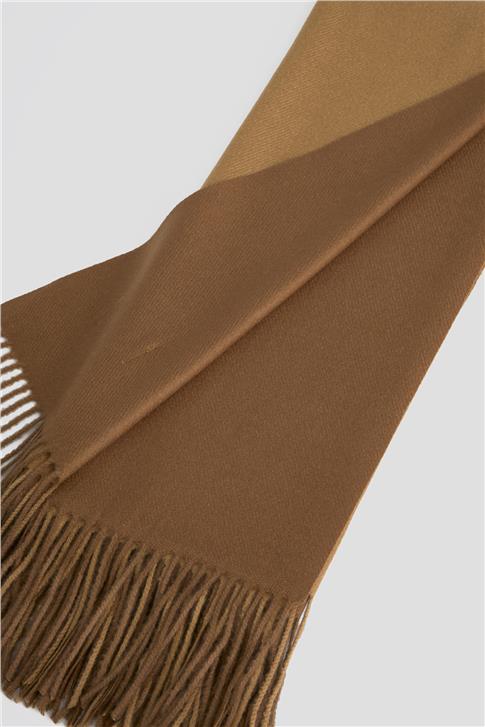 Püsküllü Akrilik Atkı Camel