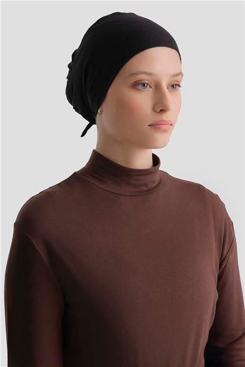 Dikişsiz XL Bone Siyah