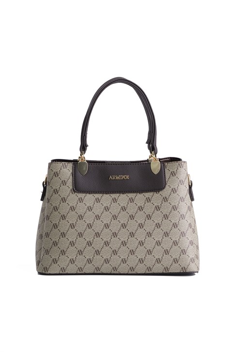 Noktalı Çanta Vizon