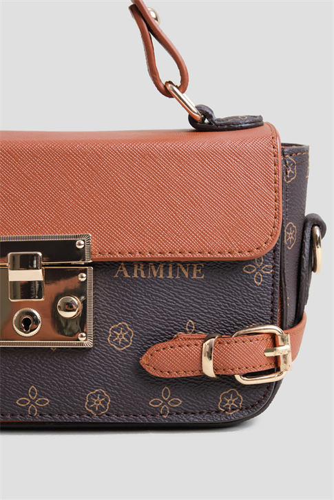 Baskılı Çanta Kahverengi