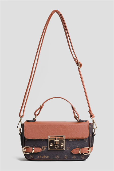 Baskılı Çanta Kahverengi