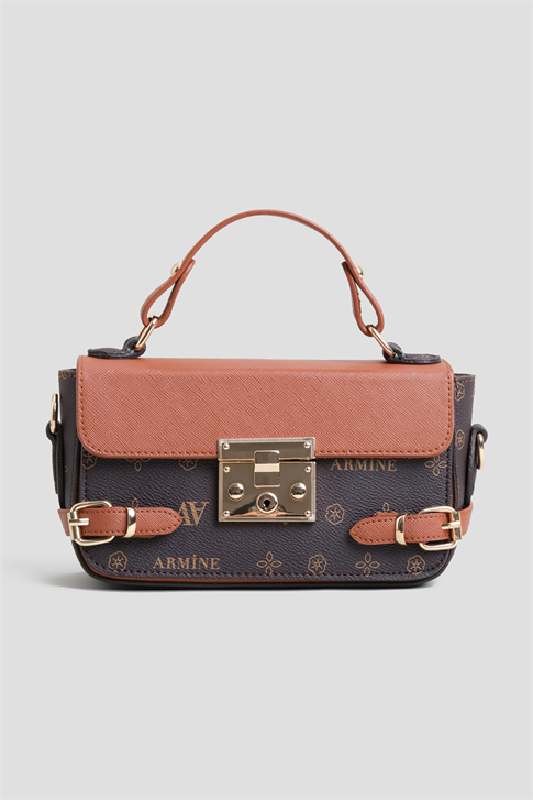 Baskılı Çanta Kahverengi