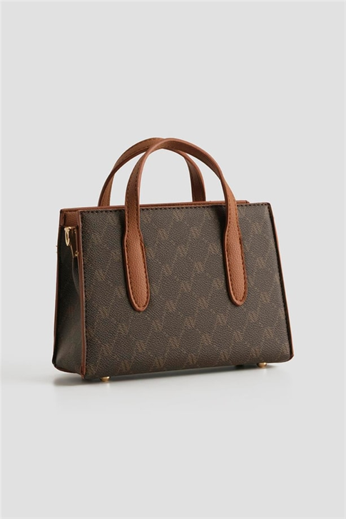 Noktalı Çanta Kahverengi