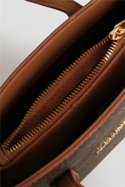 Noktalı Çanta Kahverengi