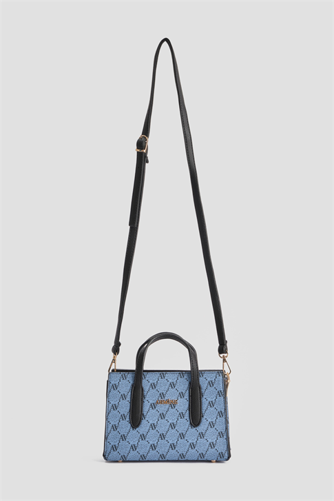 Noktalı Çanta Mavi