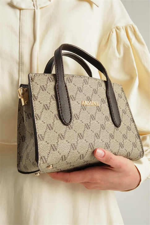 Noktalı Çanta Vizon