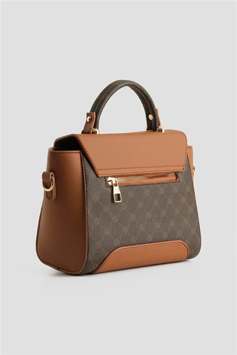 Noktalı Çanta Kahverengi