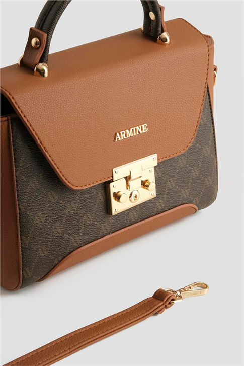 Noktalı Çanta Kahverengi