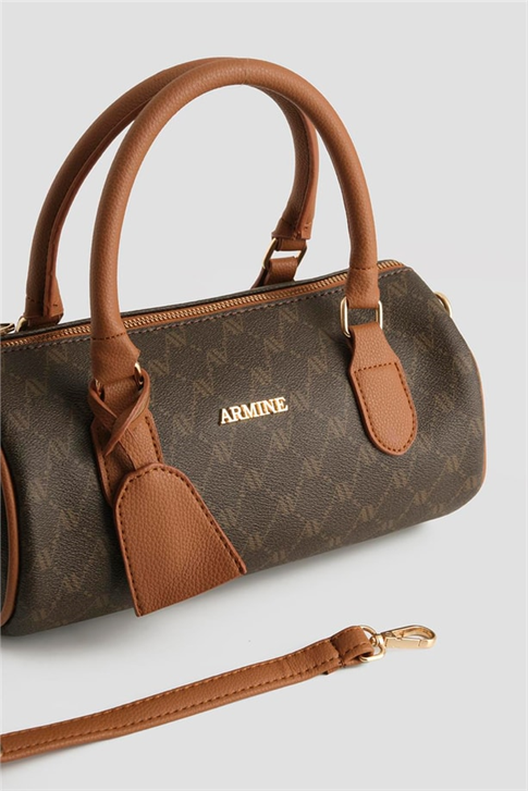 Noktalı Çanta Kahverengi