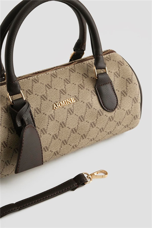 Noktalı Çanta Vizon