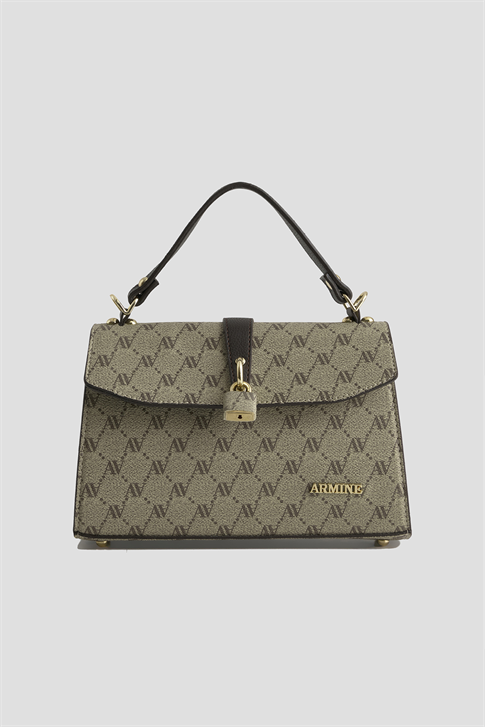 Noktalı Çanta Vizon