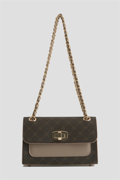 Noktalı Çanta Kahverengi