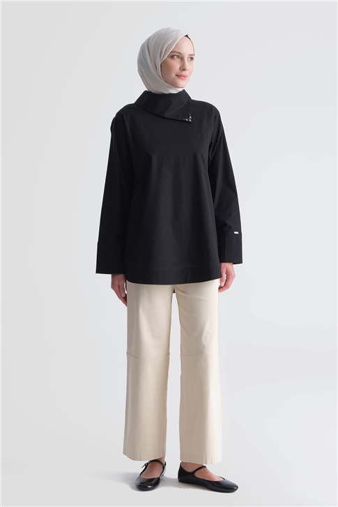 Poplin Tunik Siyah 