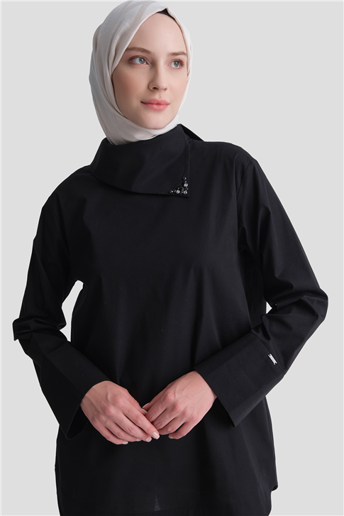 Poplin Tunik Siyah 