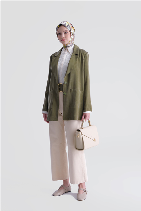 Kupra Blazer Ceket Haki