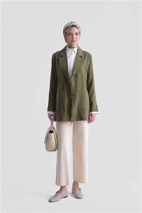 Kupra Blazer Ceket Haki