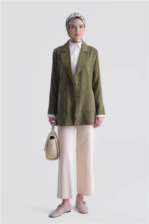 Kupra Blazer Ceket Haki