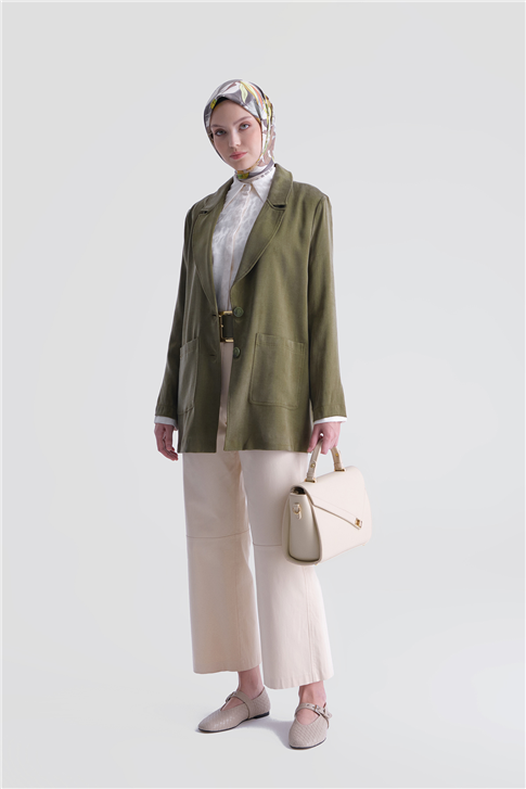 Kupra Blazer Ceket Haki