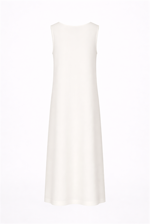 Vual İçlik Elbise Ekru