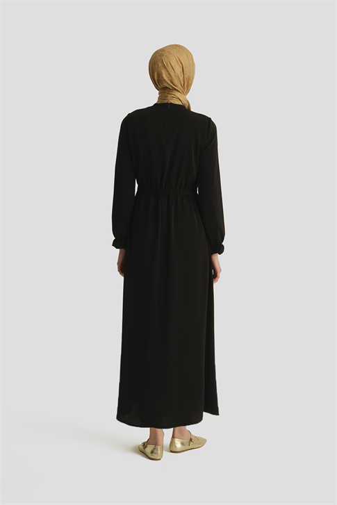 Anvelop Elbise Siyah