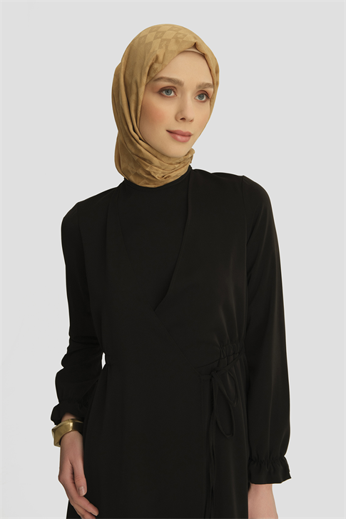 Anvelop Elbise Siyah