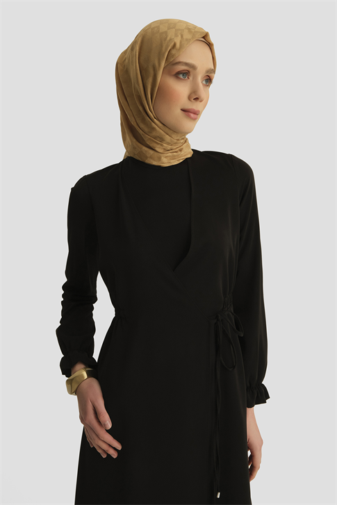 Anvelop Elbise Siyah